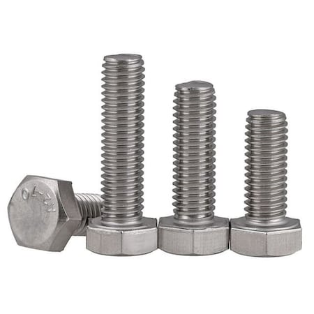 M20-2.50 Hex Head Cap Screw, Plain 18-8 Stainless Steel, 75 Mm L, 50 PK